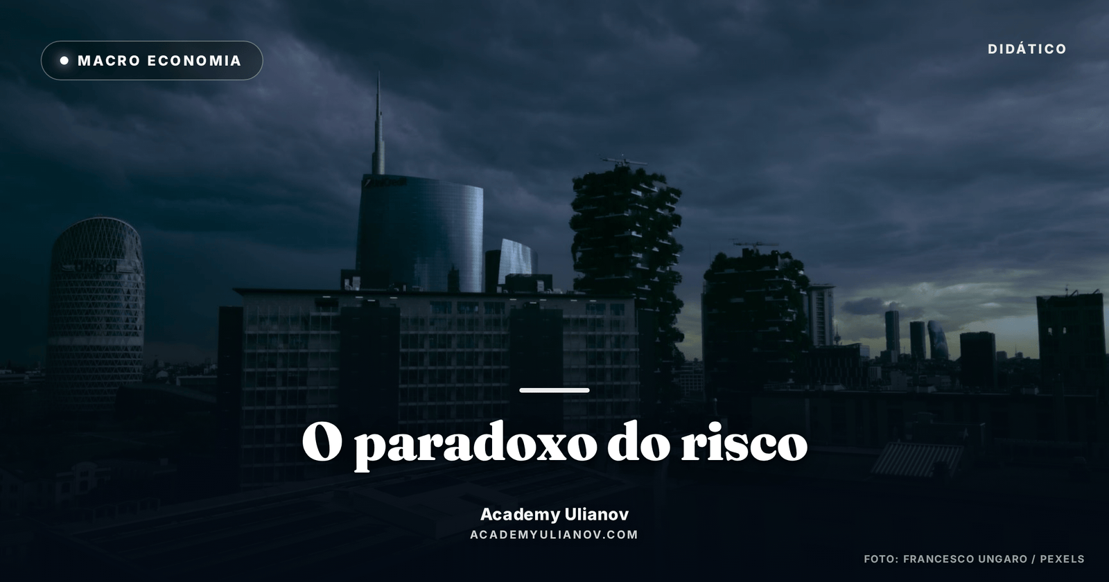 Academy Ulianov — O paradoxo do risco: o que uma recessão faz com o cripto · Foto: Francesco Ungaro / Pexels