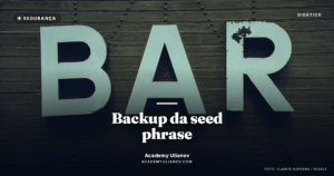 Academy Ulianov — Backup da seed phrase: a cópia que te salva ou te condena · Foto: Ylanite Koppens / Pexels