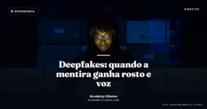 Academy Ulianov — Deepfakes: quando a mentira ganha rosto, voz e pressa · Foto: Christina Morillo / Pexels