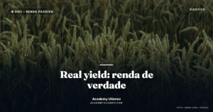 Academy Ulianov — Real yield: a diferença entre renda de verdade e dinheiro impresso · Foto: Anna Lupa / Pexels