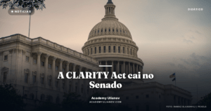 Academy Ulianov — A CLARITY Act cai no Senado — e o cripto dá de ombros · Foto: Ramaz Bluashvili / Pexels
